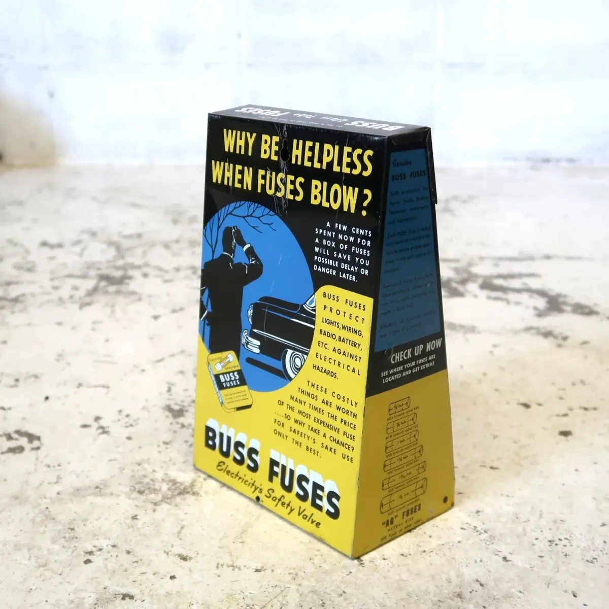 BUSS FUSES ビンテージ ストアディスプレイラック
