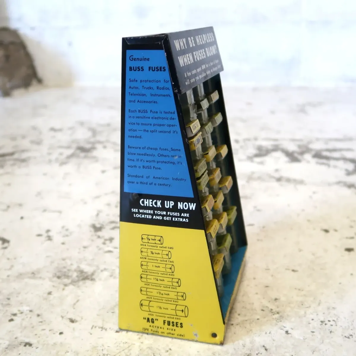 BUSS FUSES ビンテージ ストアディスプレイラック