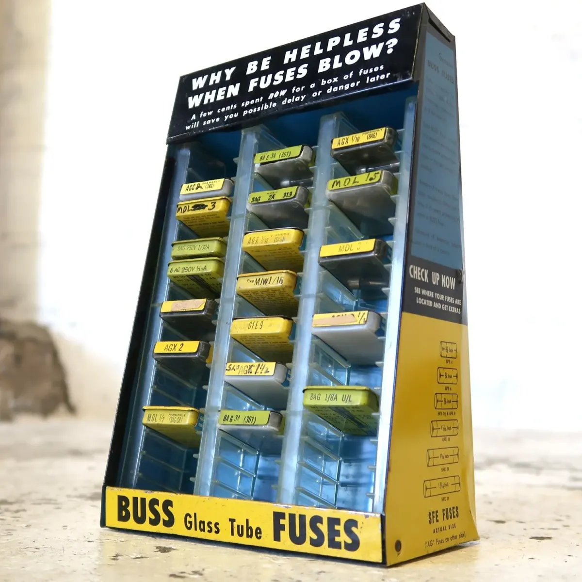 BUSS FUSES ビンテージ ストアディスプレイラック