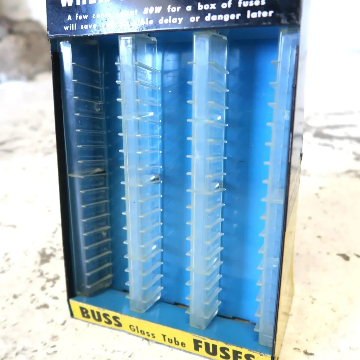 BUSS FUSES ビンテージ ストアディスプレイラック