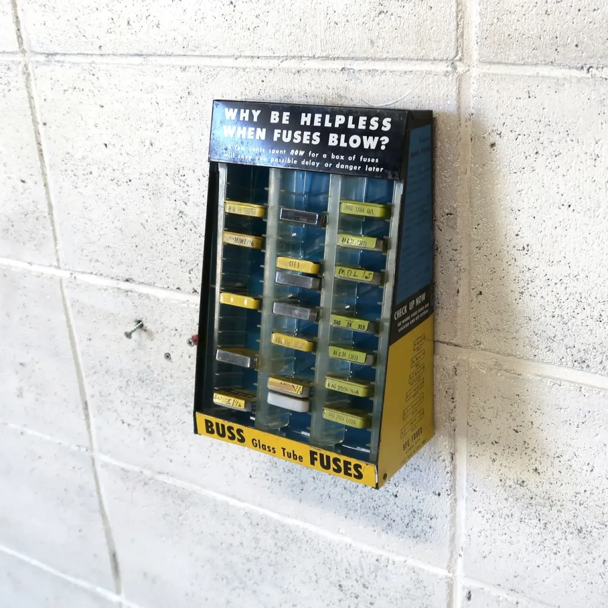 BUSS FUSES ビンテージ ストアディスプレイラック