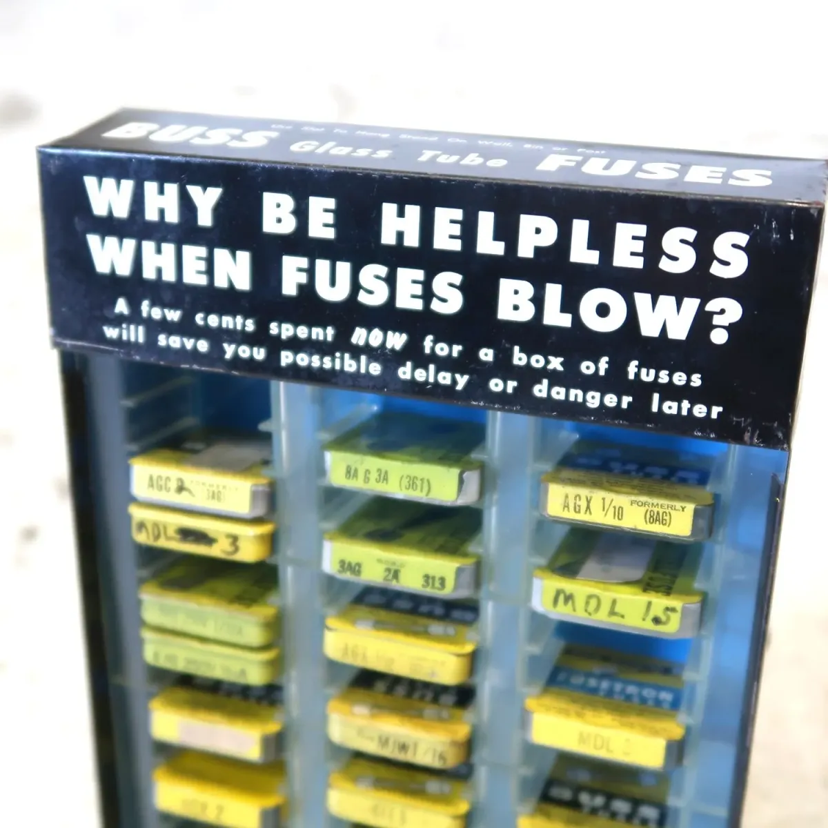 BUSS FUSES ビンテージ ストアディスプレイラック