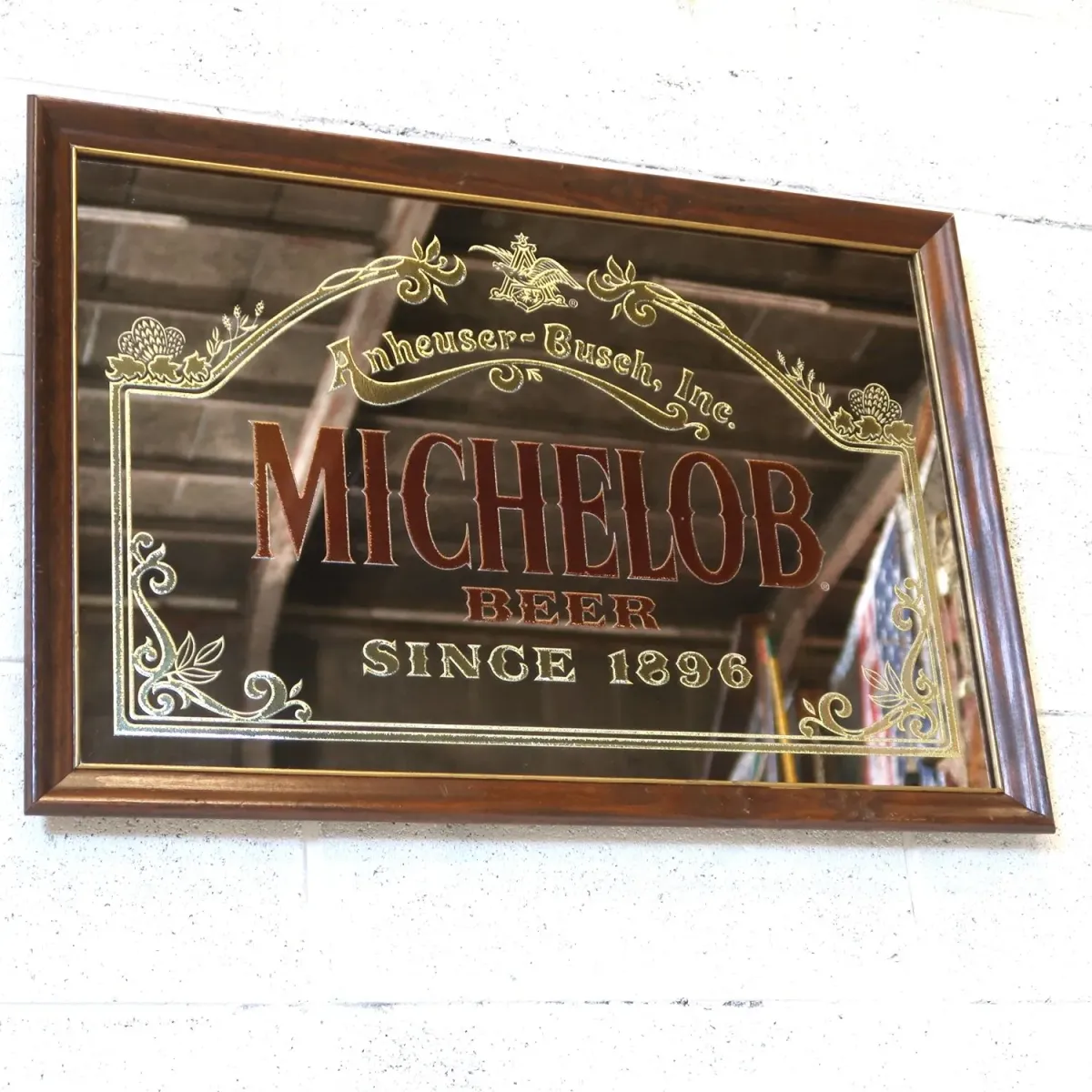 MICHELOB ビンテージ パブミラー