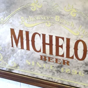 MICHELOB ビンテージ パブミラー