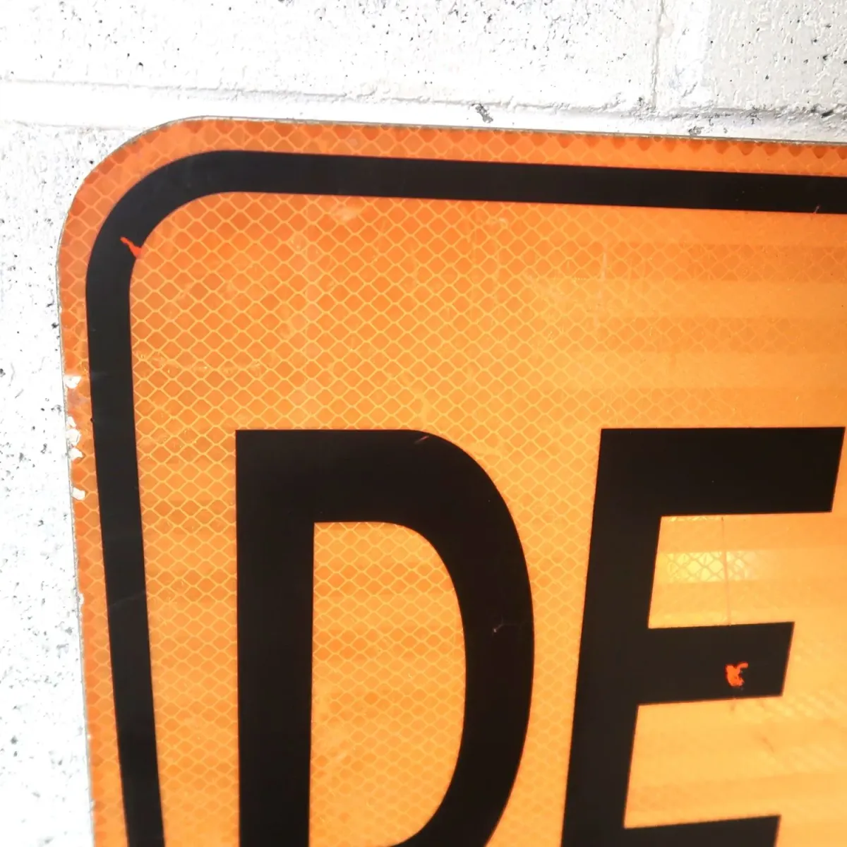 DETOUR ビンテージ ロードサイン