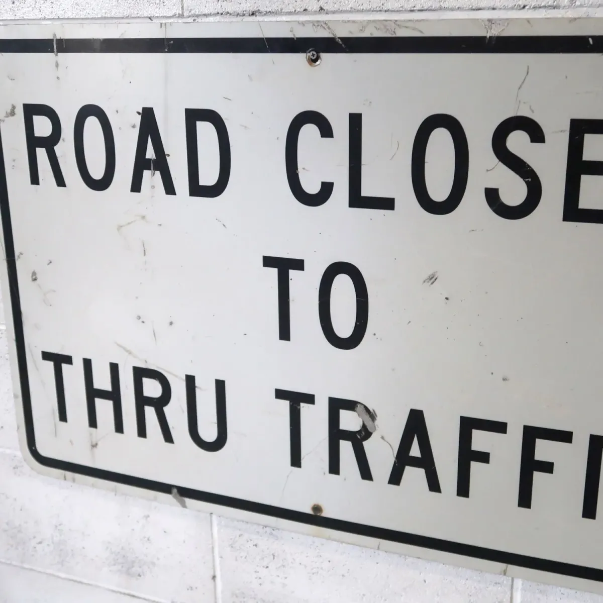 ROAD CLOSED ビンテージ ロードサイン