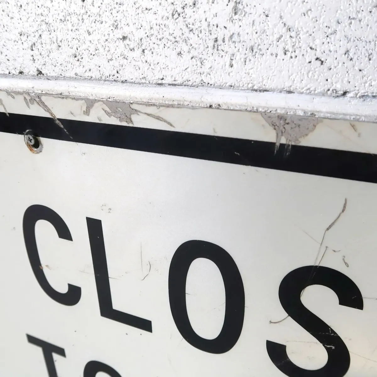 ROAD CLOSED ビンテージ ロードサイン