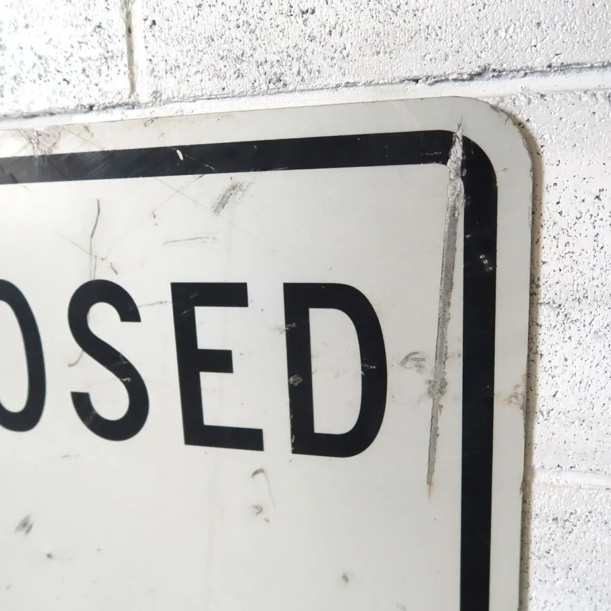 ROAD CLOSED ビンテージ ロードサイン