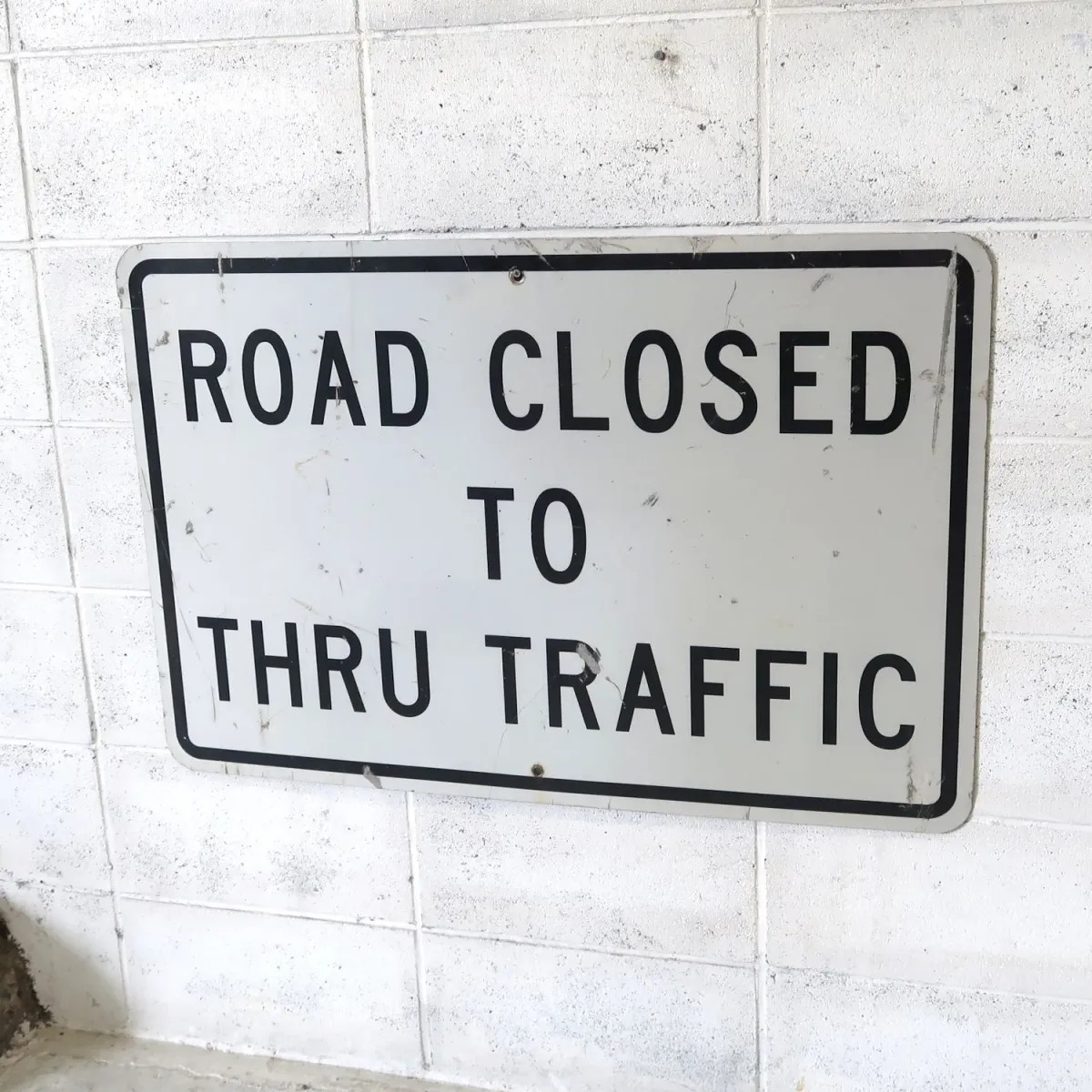 ROAD CLOSED ビンテージ ロードサイン