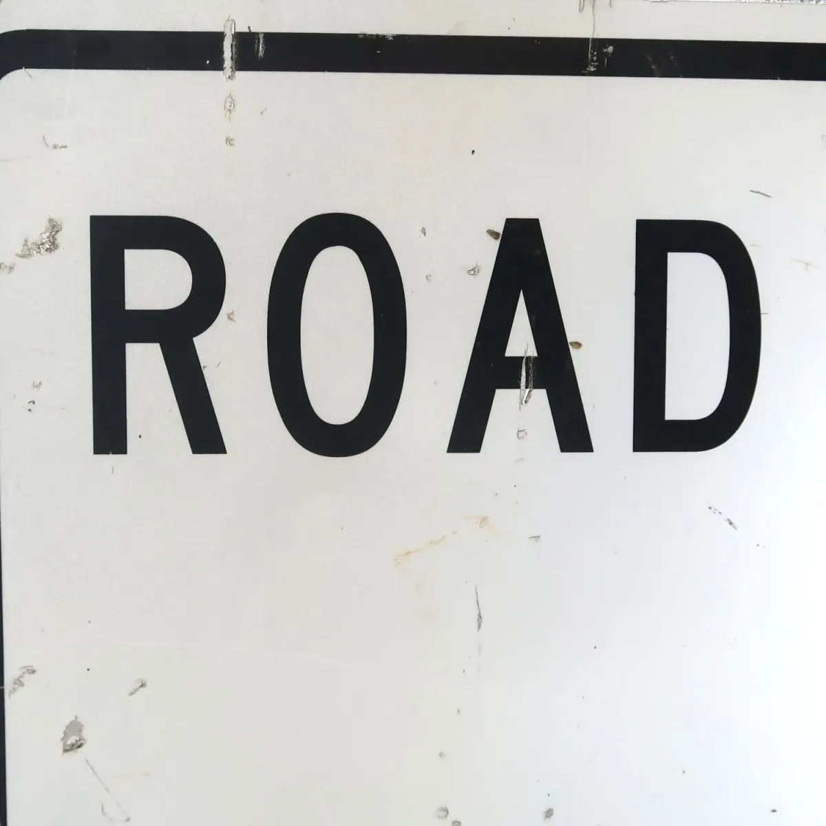 ROAD CLOSED ビンテージ ロードサイン