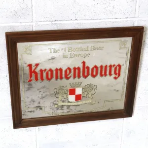 Kronenbourg ビンテージ パブミラー