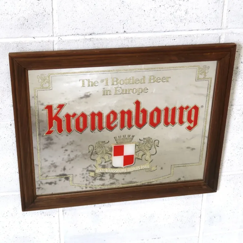 Kronenbourg ビンテージ パブミラー