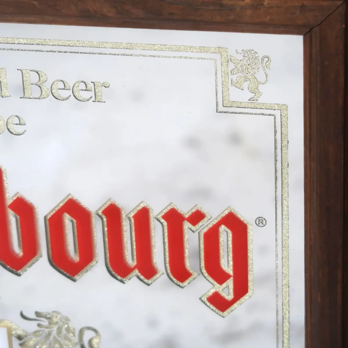Kronenbourg ビンテージ パブミラー