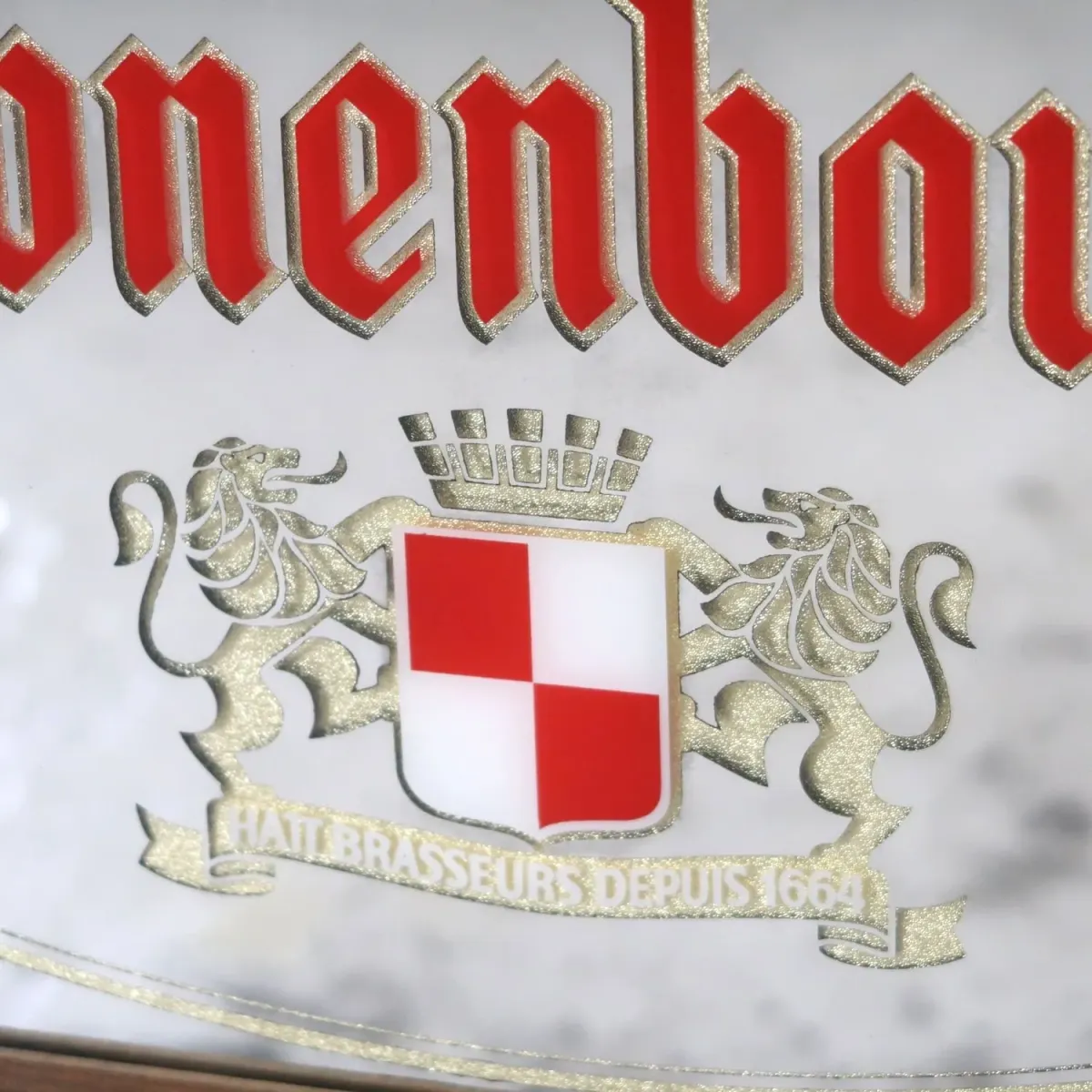 Kronenbourg ビンテージ パブミラー