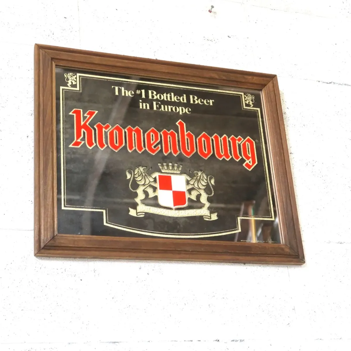 Kronenbourg ビンテージ パブミラー