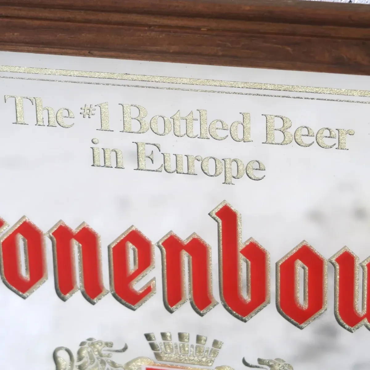 Kronenbourg ビンテージ パブミラー