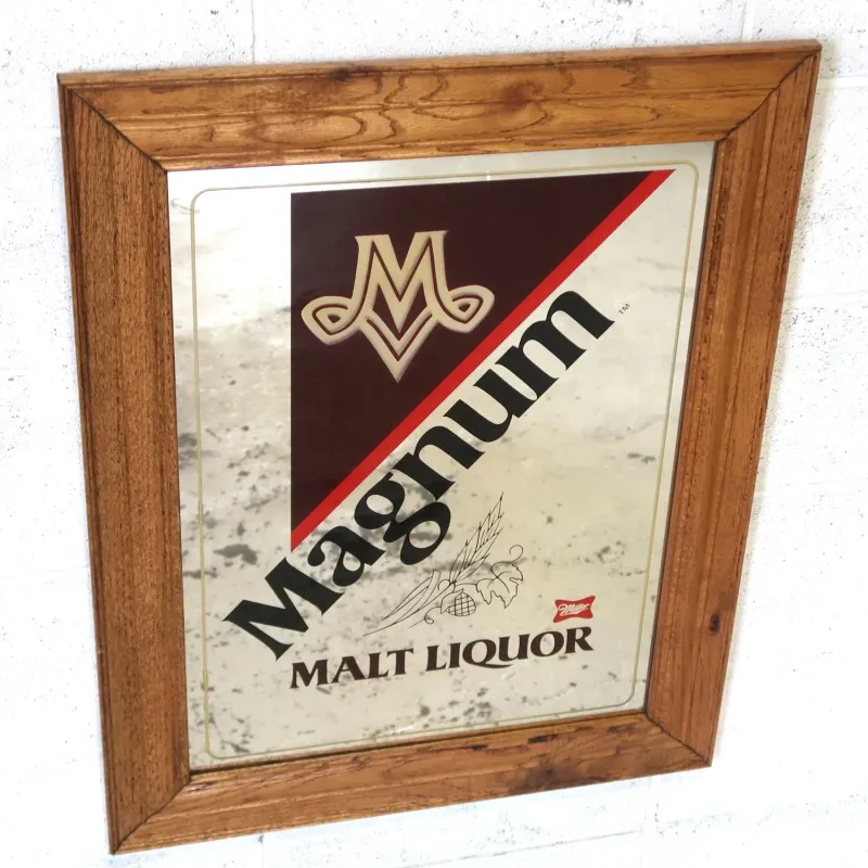 Miller Magnum ビンテージ 大型パブミラー