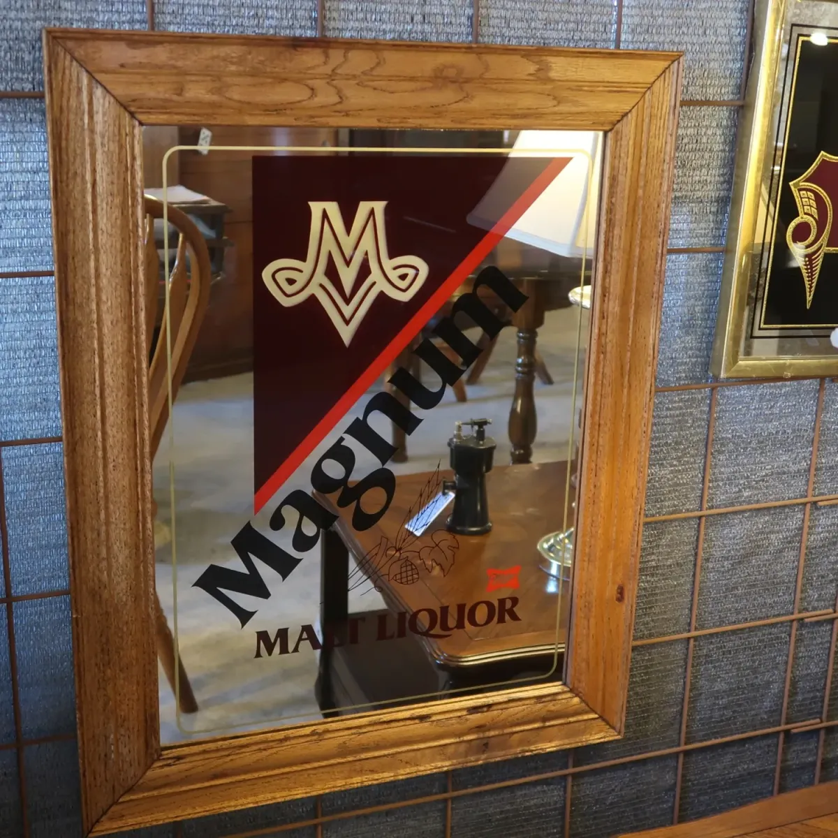 Miller Magnum ビンテージ 大型パブミラー