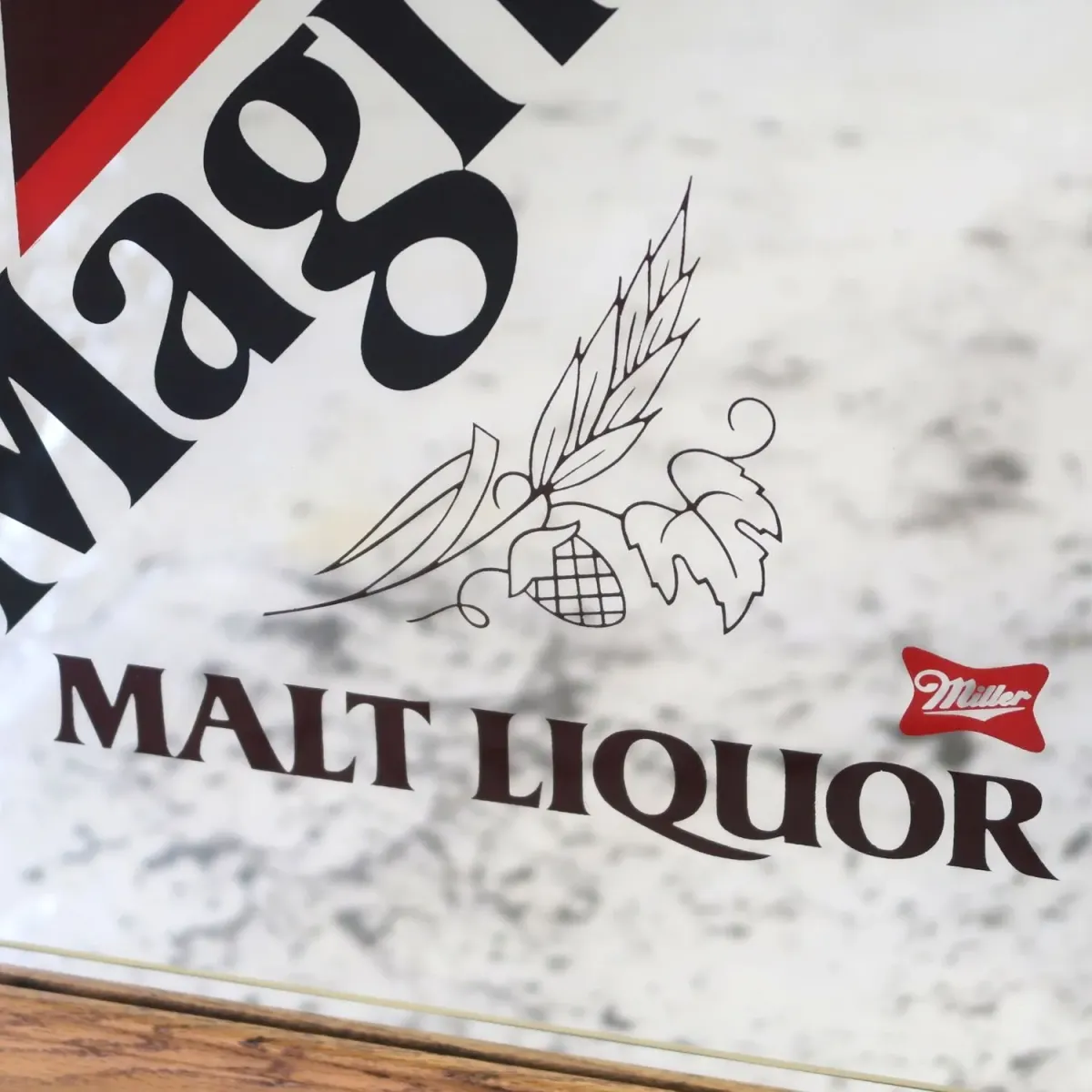 Miller Magnum ビンテージ 大型パブミラー