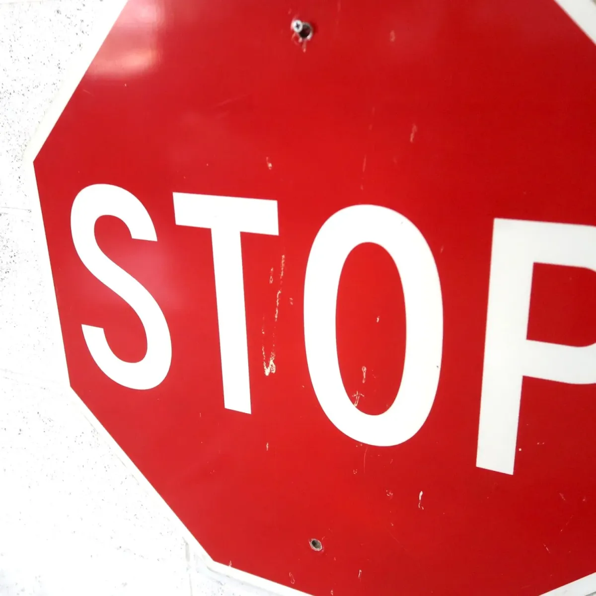 STOP ロードサイン