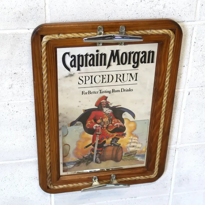 Captain Morgan ビンテージ パブミラー