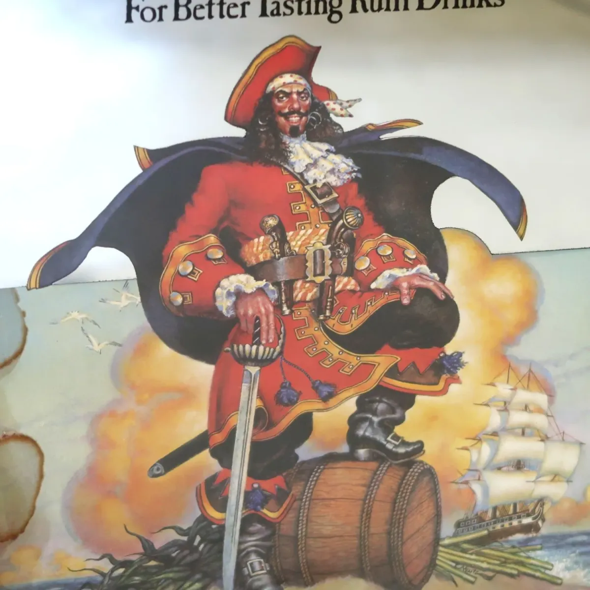 Captain Morgan ビンテージ パブミラー