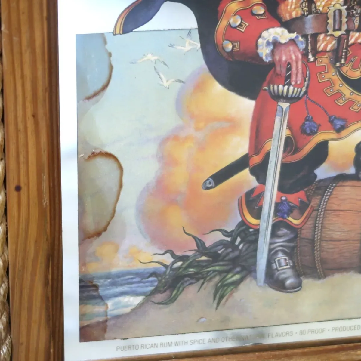 Captain Morgan ビンテージ パブミラー