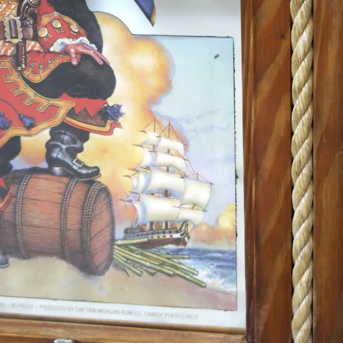 Captain Morgan ビンテージ パブミラー