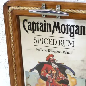 Captain Morgan ビンテージ パブミラー