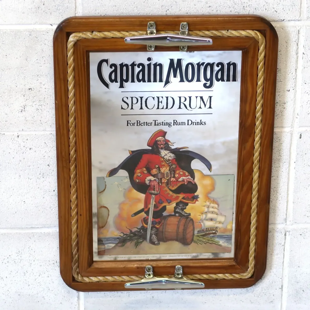 Captain Morgan ビンテージ パブミラー