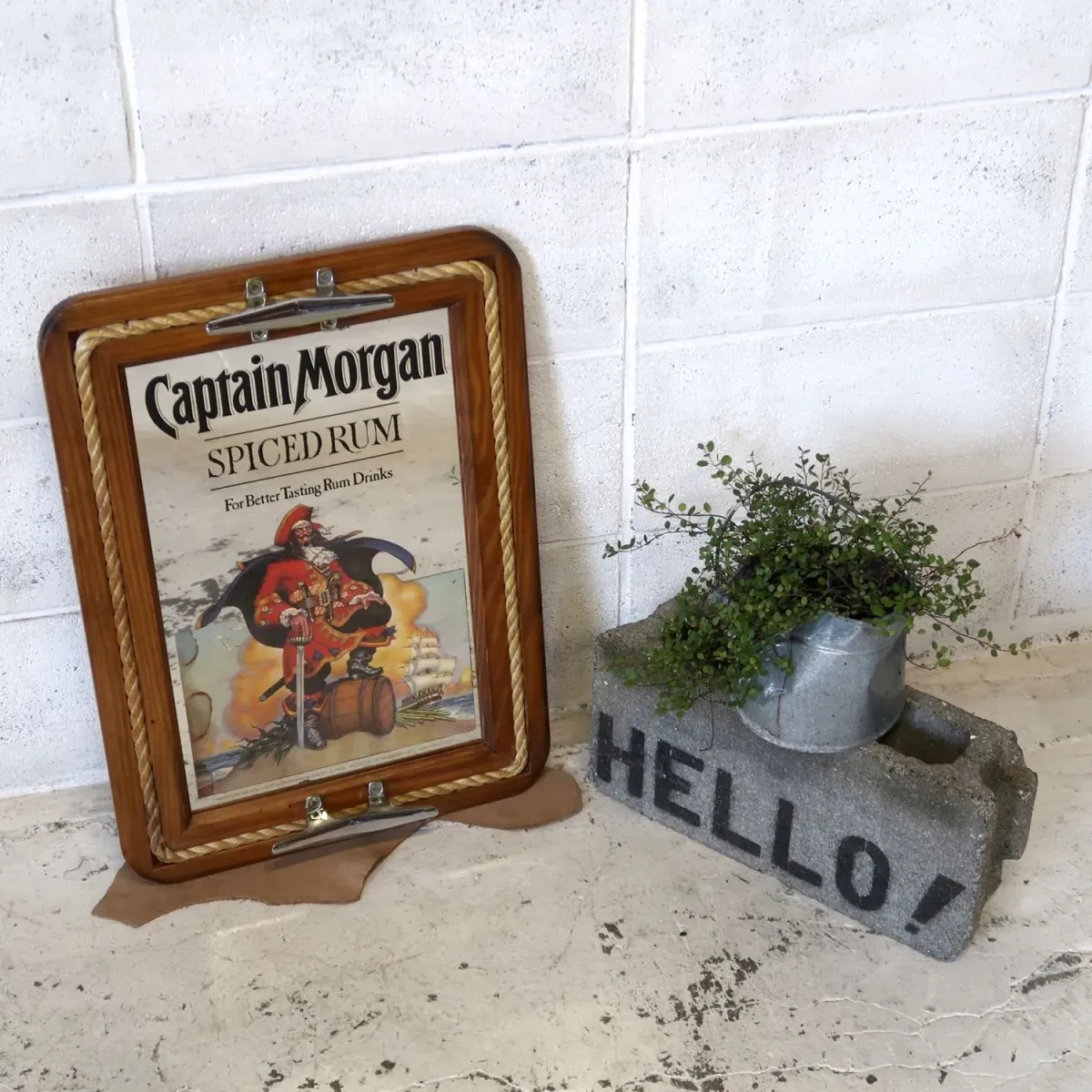 Captain Morgan ビンテージ パブミラー