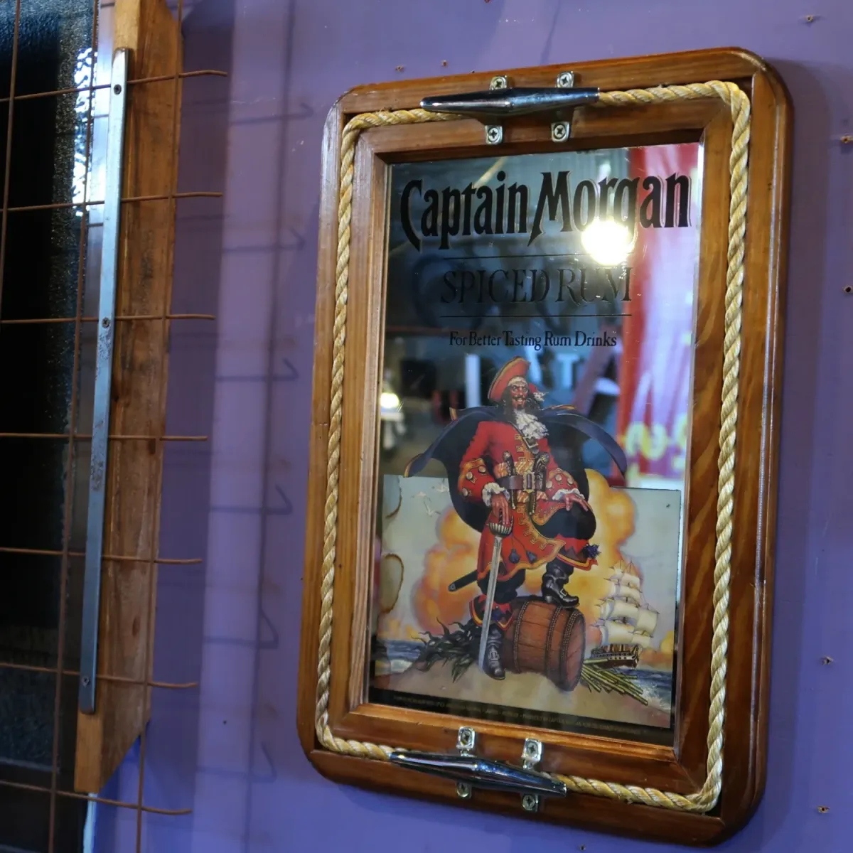 Captain Morgan ビンテージ パブミラー
