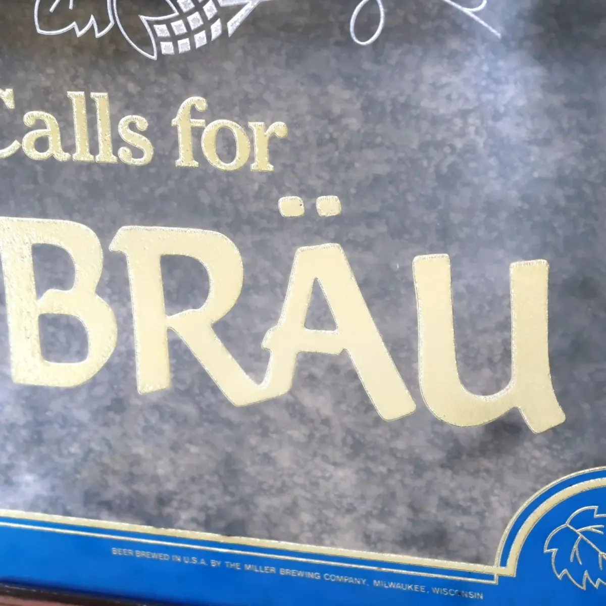 LOWENBRAU ビンテージ パブミラー