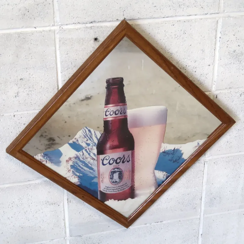Coors ビンテージ パブミラー