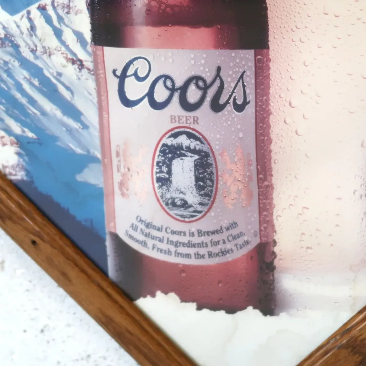 Coors ビンテージ パブミラー