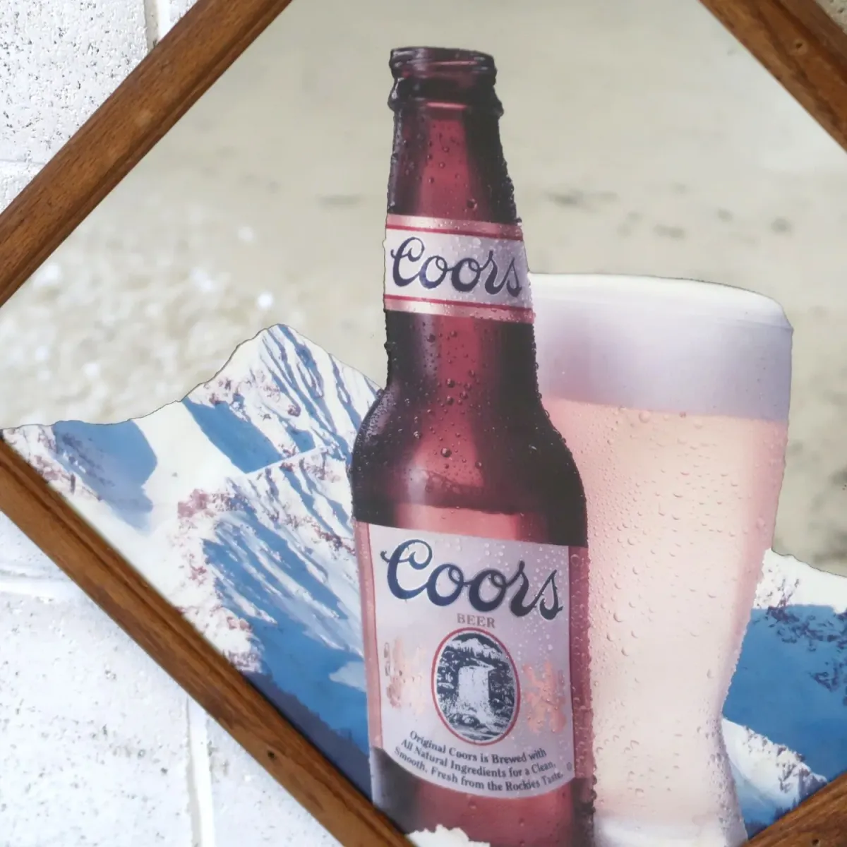 Coors ビンテージ パブミラー