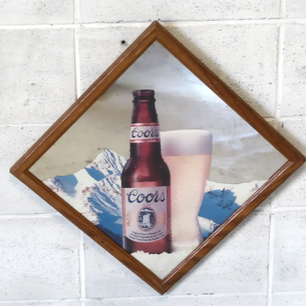 Coors ビンテージ パブミラー