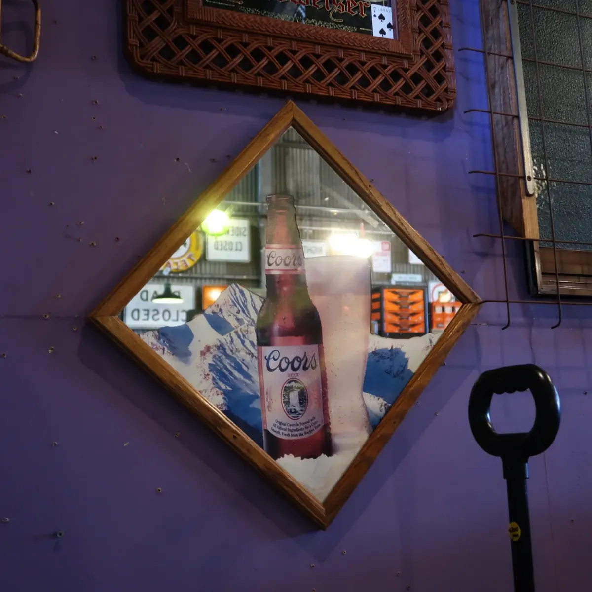 Coors ビンテージ パブミラー
