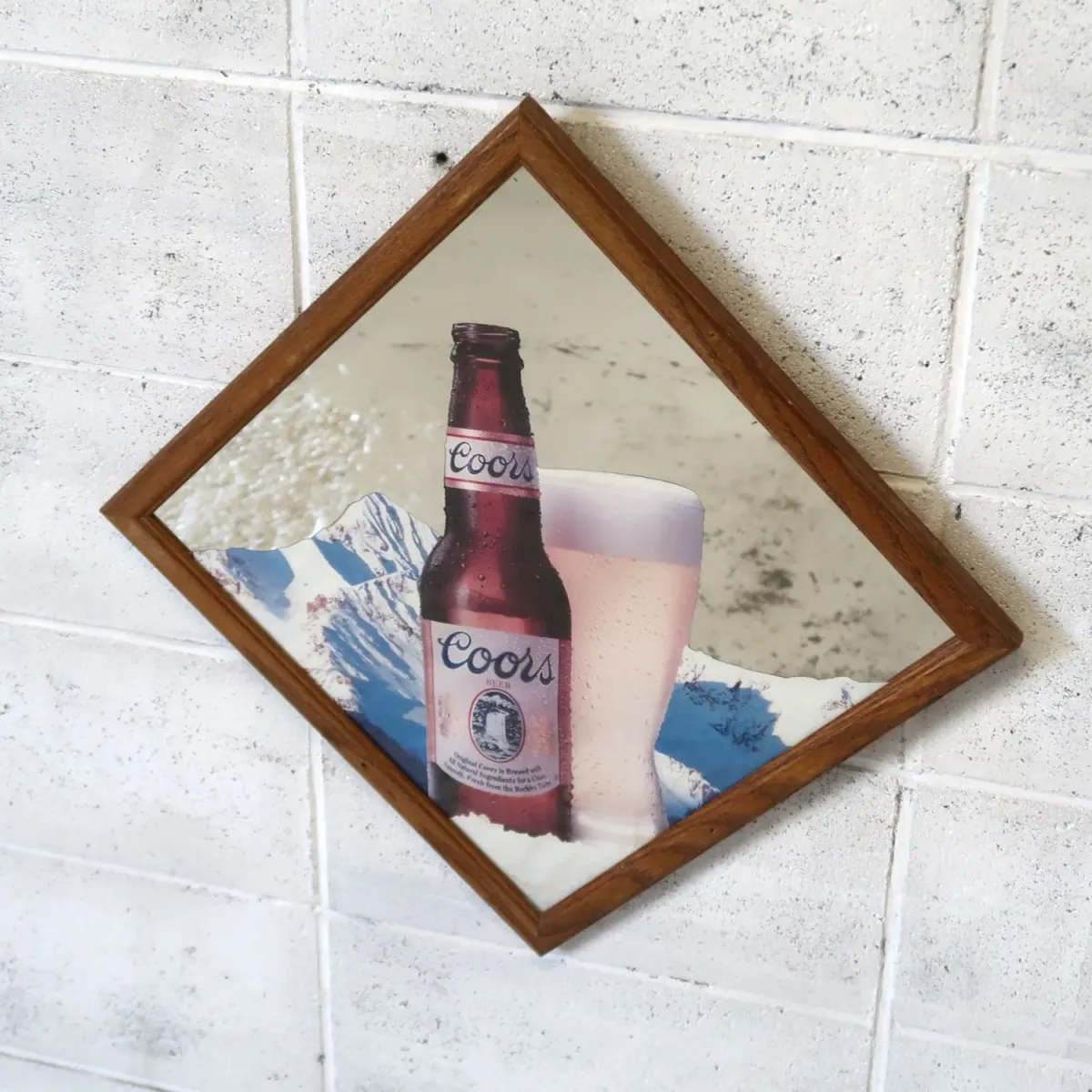 Coors ビンテージ パブミラー
