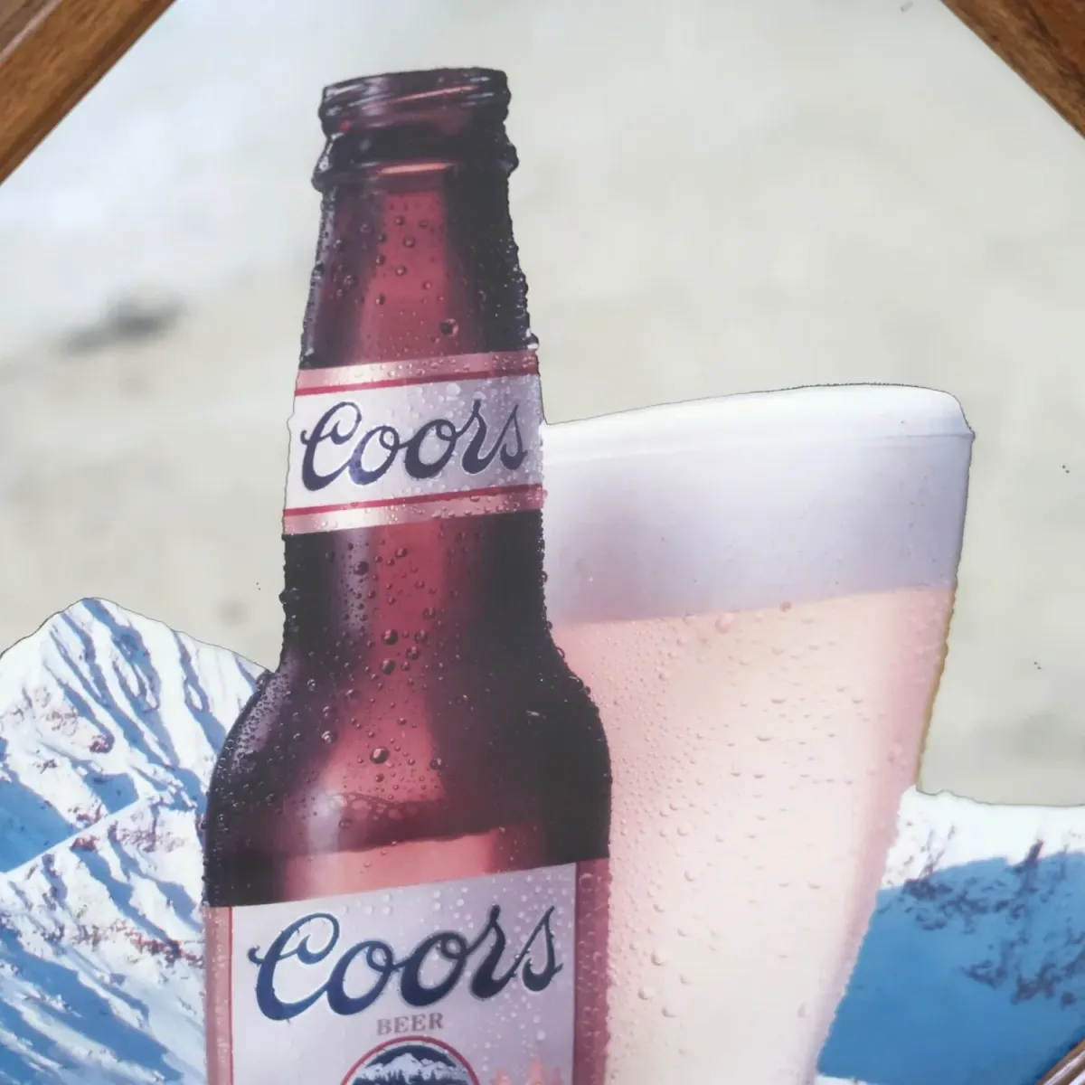 Coors ビンテージ パブミラー