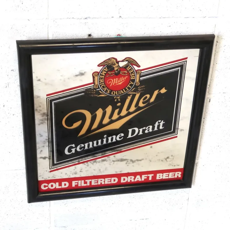 Miller Beer パブミラー