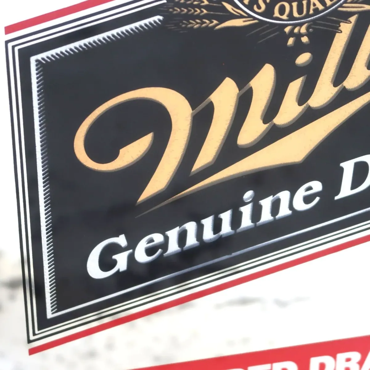 Miller Beer パブミラー