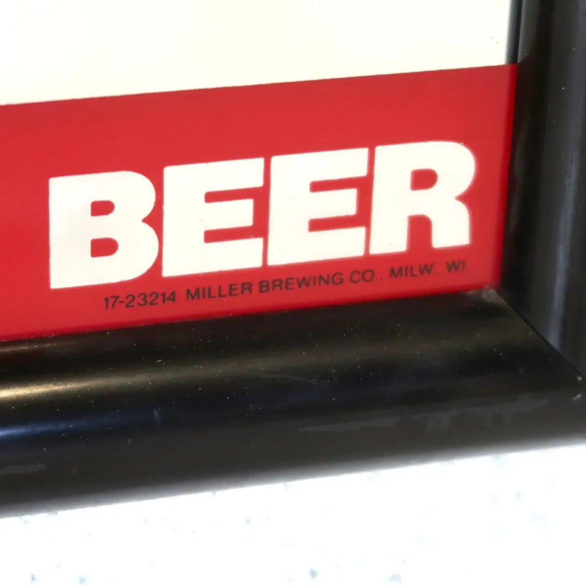 Miller Beer パブミラー