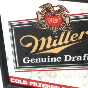 Miller Beer パブミラー