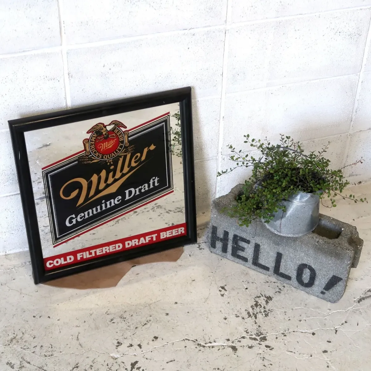 Miller Beer パブミラー