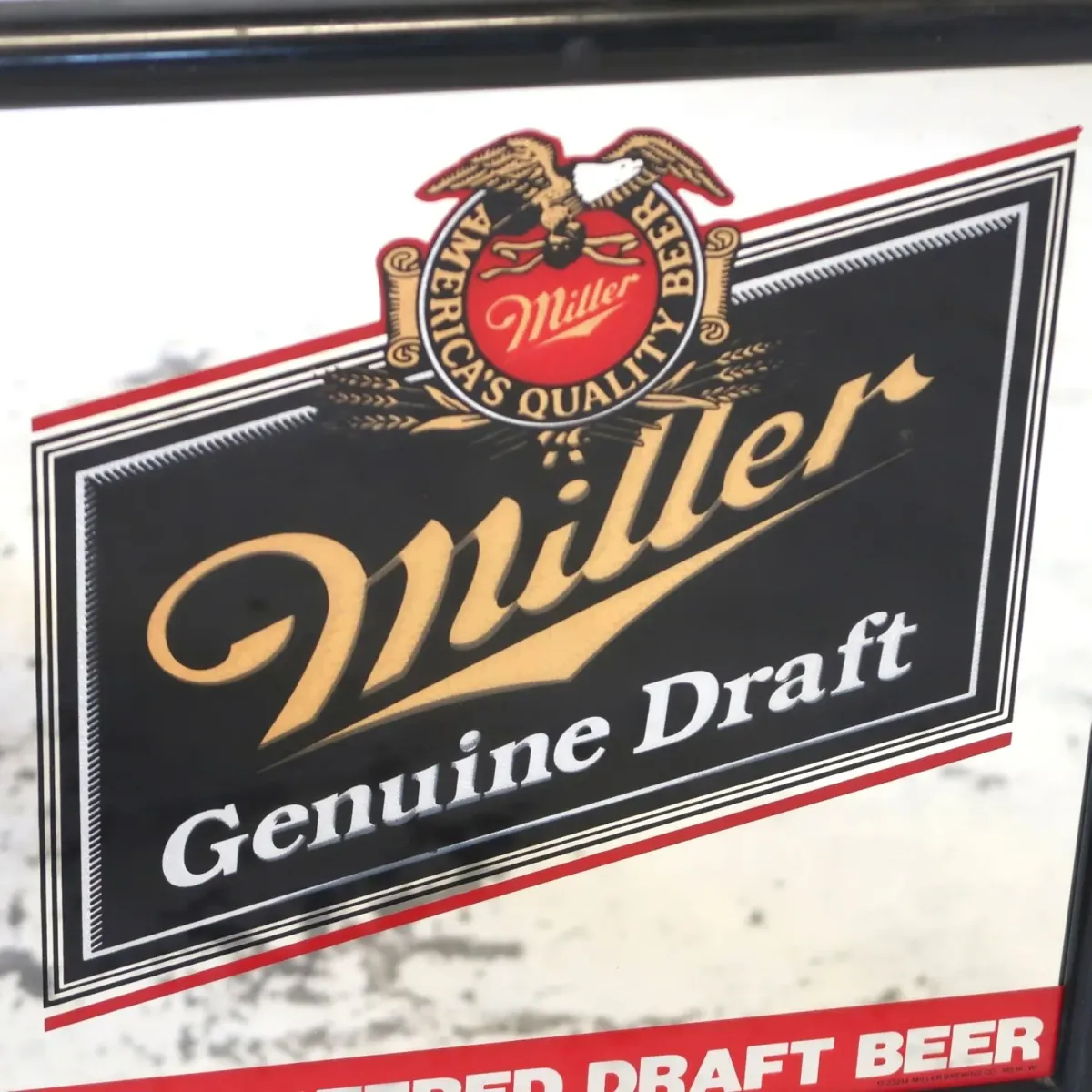 Miller Beer パブミラー