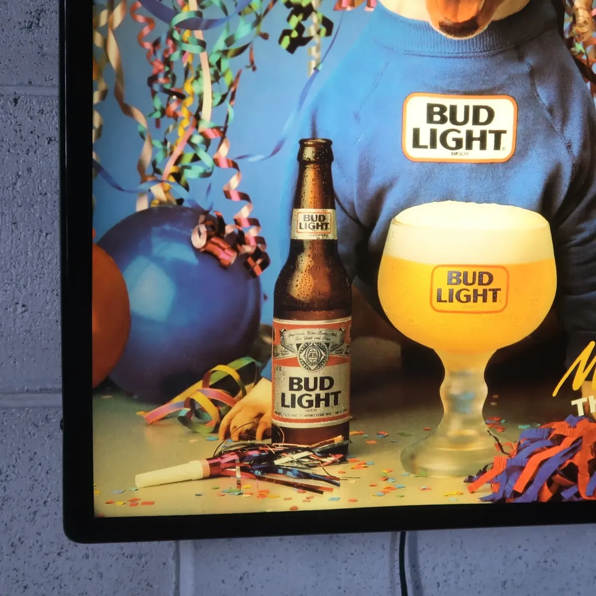 BUD LIGHT バド犬ライトサイン Spuds Mackenzie