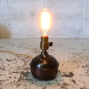 アンティーク コッパー テーブルランプ