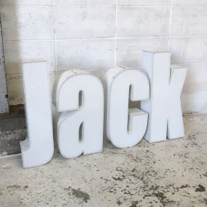 ビンテージ レターサイン j