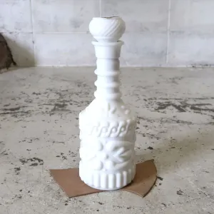 60's JIM BEAM ウィスキー デキャンタ ミルクガラス